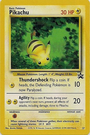 Pikachu #27 - Wizards Black Star Promo