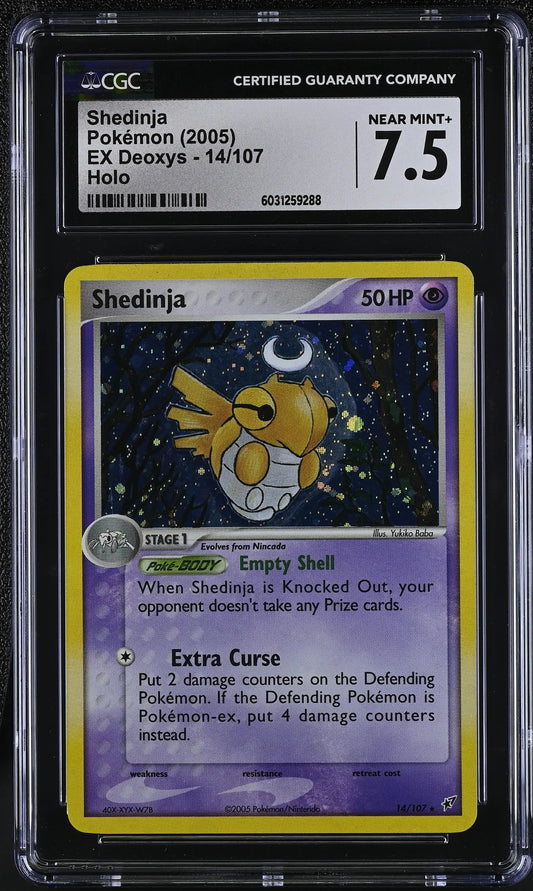 Shedinja EX Deoxys #14 CGC 7.5