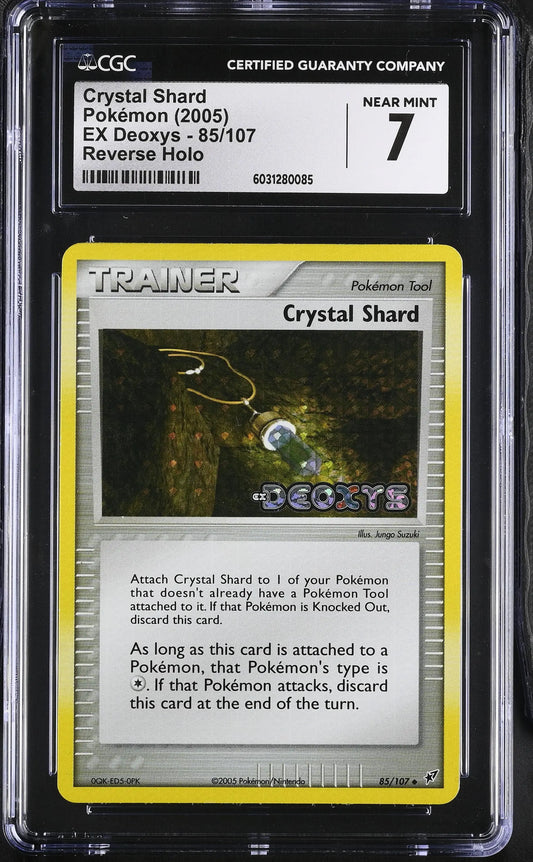 Crystal Shard EX Deoxys Reverse Holo #85 CGC 7