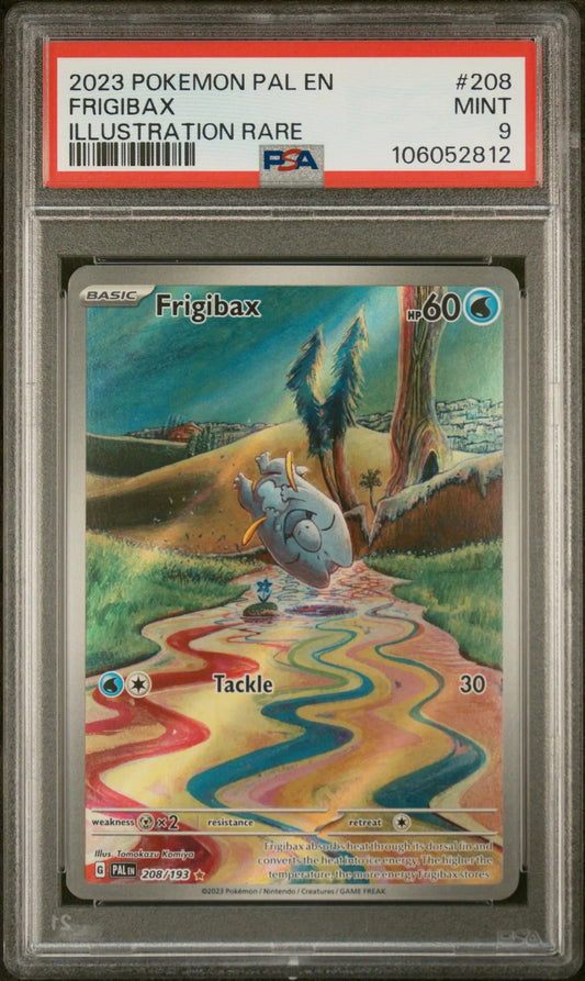 Frigibax Paldea Evolved Illustration Rare #208 PSA 9