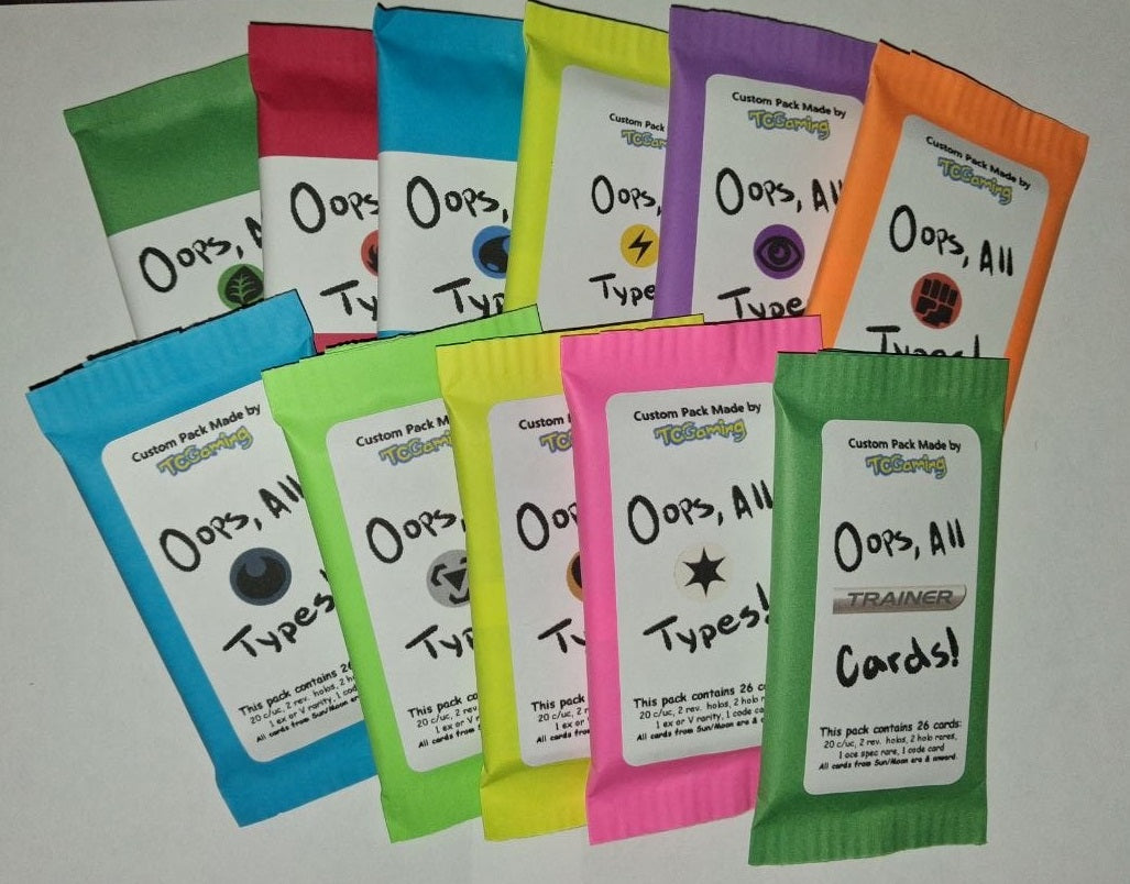 Oops, All Type! Custom Packs