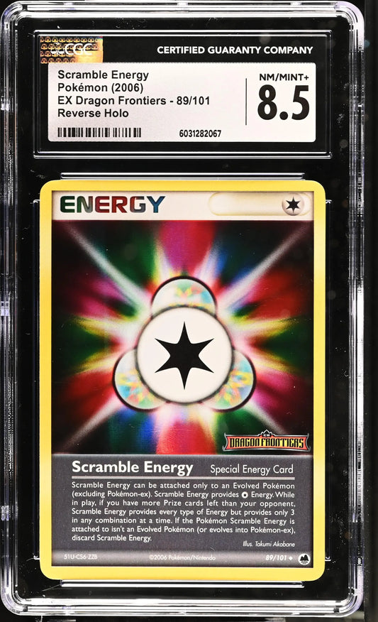 Scramble Energy EX Dragon Frontiers Reverse Holo # 89 CGC 8.5