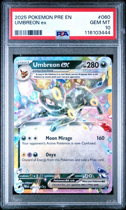 Umbreon ex Prismatic Evolutions #060 PSA 10
