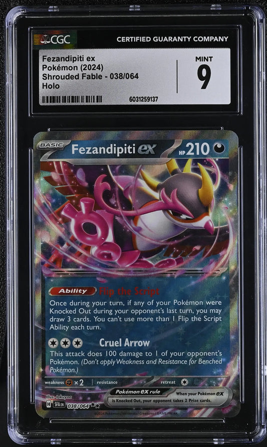 Fezandipiti ex Shrouded Fable Holo #038 CGC 9